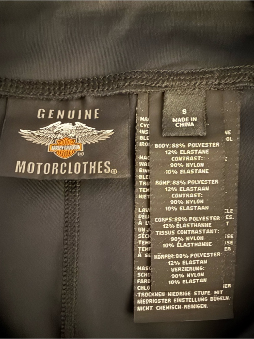 Harley-Davidson Black Performance Leggings - Picture 3 of 3